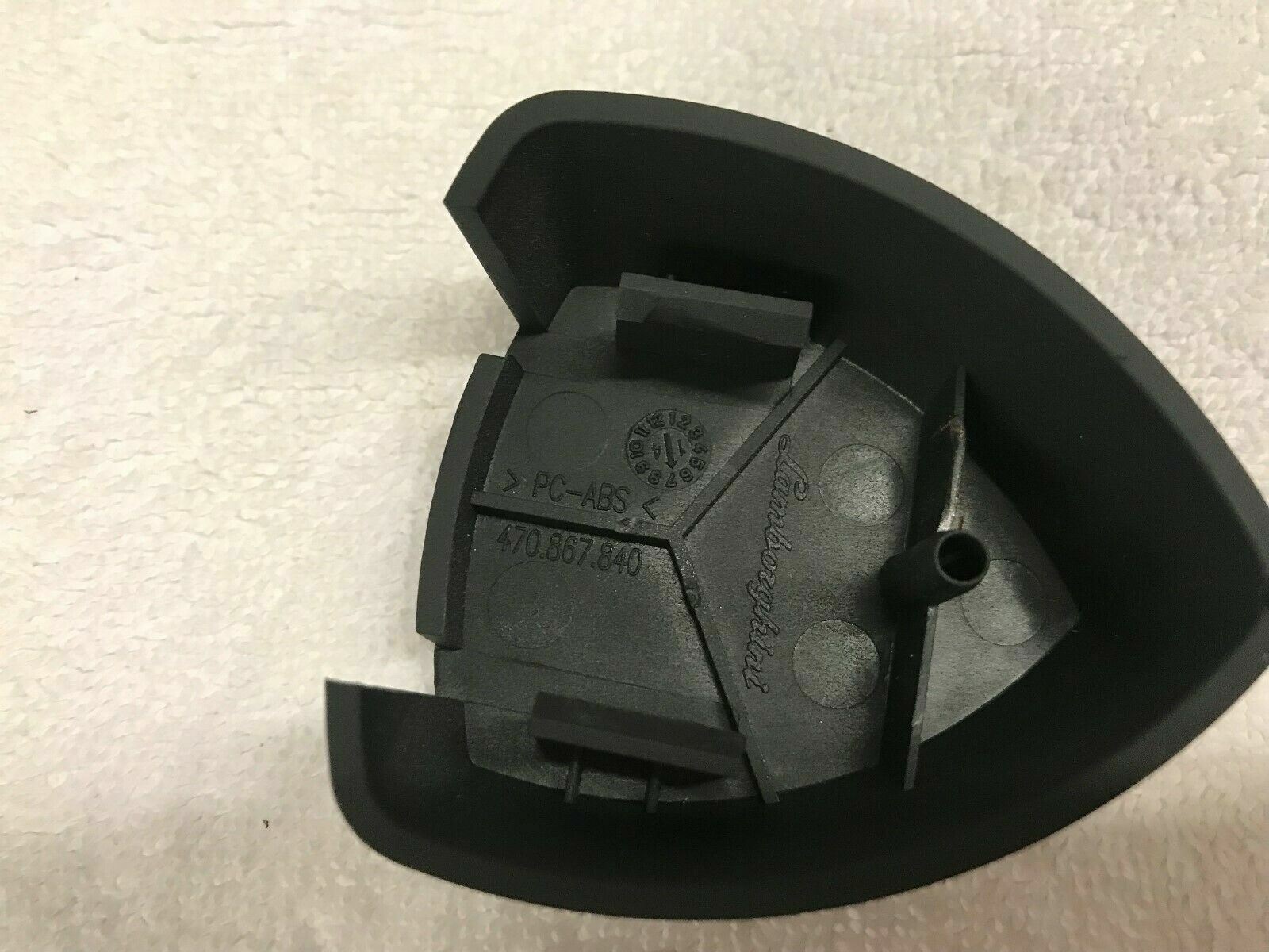 LAMBORGHINI HURACAN LP580 LP610 SEAT BELT COVER CAP OEM 470867840