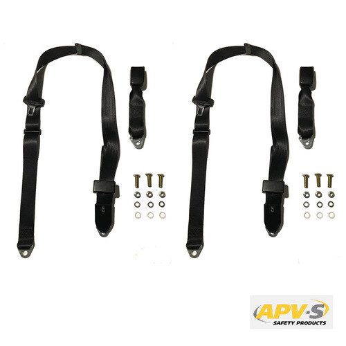 Front Seat Belt Kit to Suit Holden LC LJ Sedan Coupe Bucket Seat - Picture 1 of 3