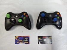 Lot Of 2 Microsoft Xbox 360 Wireless Gaming Controllers-Drifting Control Sticks