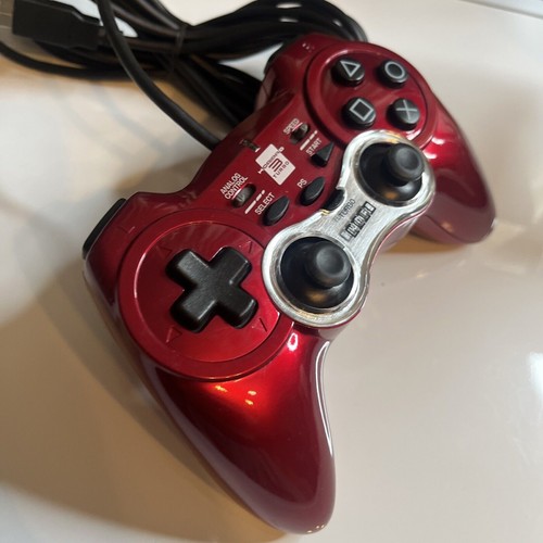 Hori Sony PS3 Horipad 3 Turbo PlayStation 3 Controller Red with Turbo Rapid Fire - Picture 5 of 7