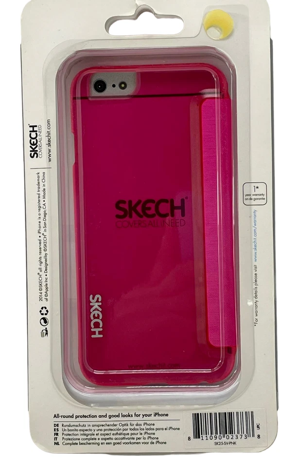 Skech SlimView 系列 主叫号码 查看书本样式 保护套 外壳 适合 iPhone 6/6S,粉色 — 第 4/4 张图片