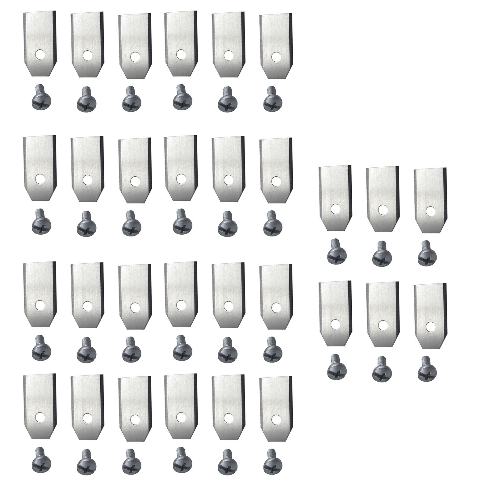 30Pcs Replacement Lawnmower Blades Compatible with Husqvarna Automower & Gardena Robotic Mowers