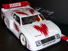 Bodywork 0 1/16in- RC 1/8 Vintage " Toyota Celica T GR.5 "+ Spoiler+Adhesives