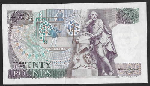 BANCONOTA 20 STERLINE B351 SOMERSET 1984 - UNC - SELEZIONA LA TUA BANCONOTA - Foto 10 di 32