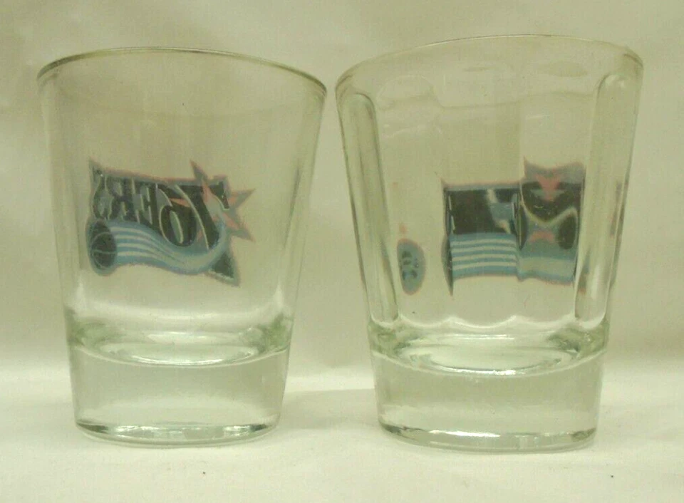 Philadelphia 76ers NBA Paquete de 2 Vasos de Tiro Corto Transparente por Hunter Foto 2 de 2