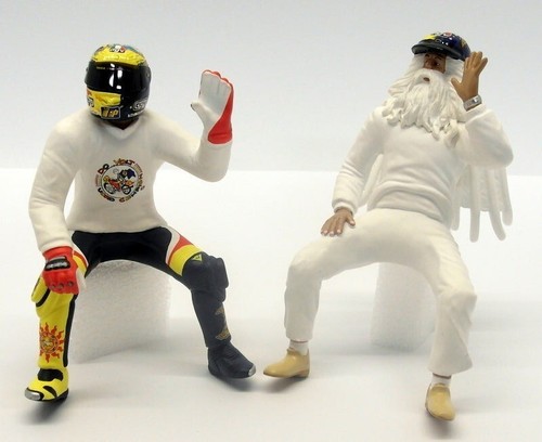 Minichamps 312 990096 Rossi riding figure & Angel Rio De Janeiro 250 GP '99 1:12 - Picture 6 of 10