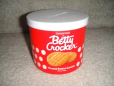GOOSE CREEK 3-WICK CANDLE W/LID "BETTY  CROCKER" PEANUT BUTTER COOKIES SCENT