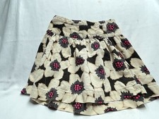 LOT 1765- OSH KOSH - Tan with Pink Flowers Skirt- Size 4T