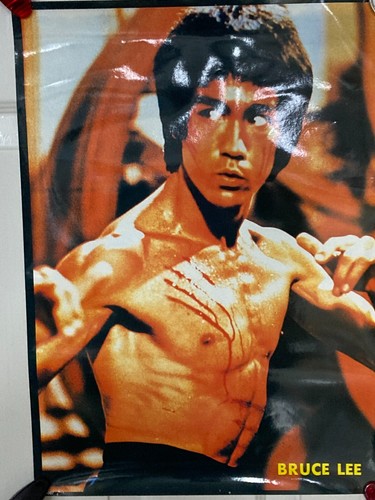 Bruce Lee Poster Print #BL-007 (Rolled Print Only-No Frame) 15"W x 20-7/8"L USED - 第 1/12 張圖片
