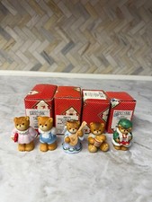 "LUCY and ME" Bear Figurines / Lucy Riggs / Enesco  Lot of 4