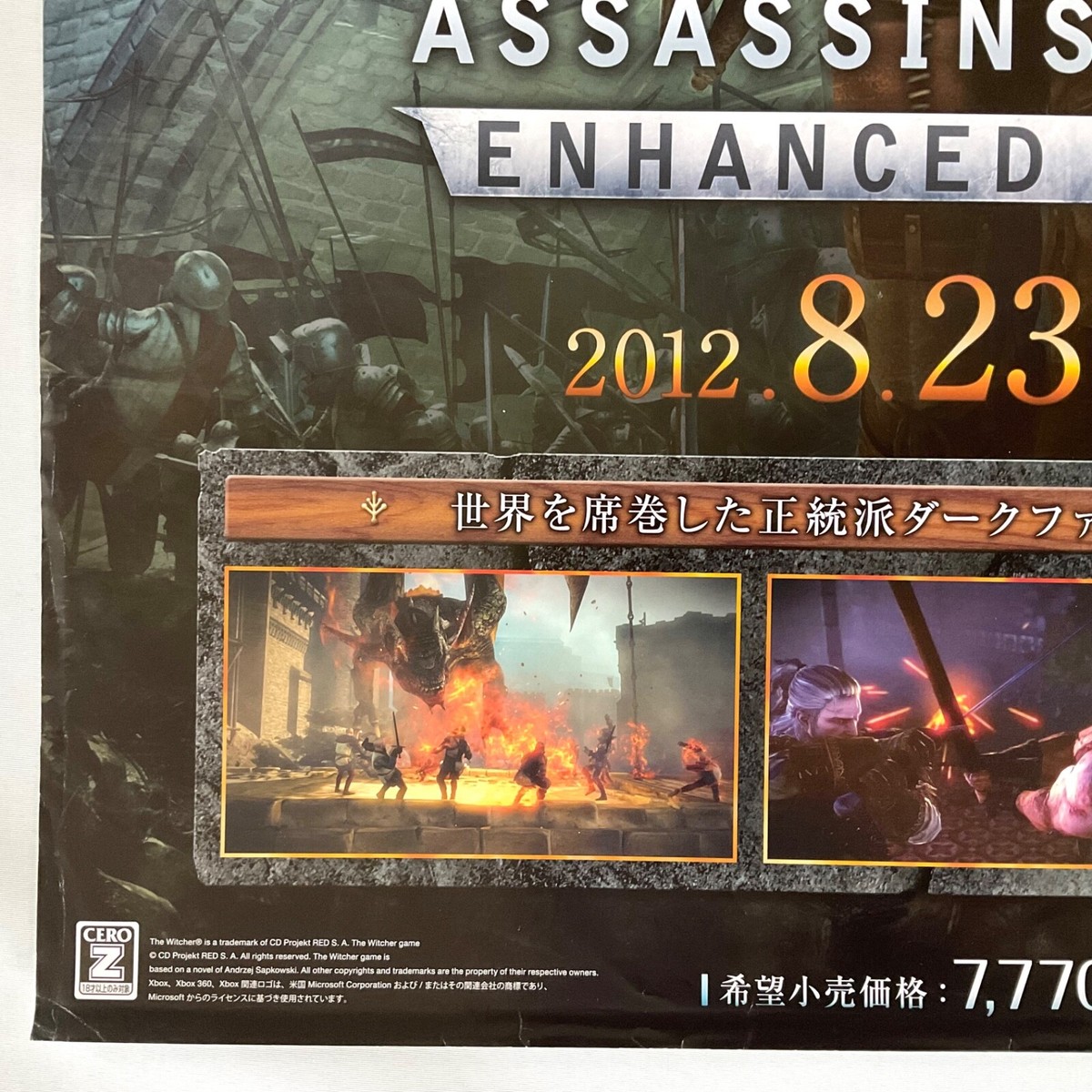 The Witcher 2: Assassins of Kings Promo Advertisement Game Poster