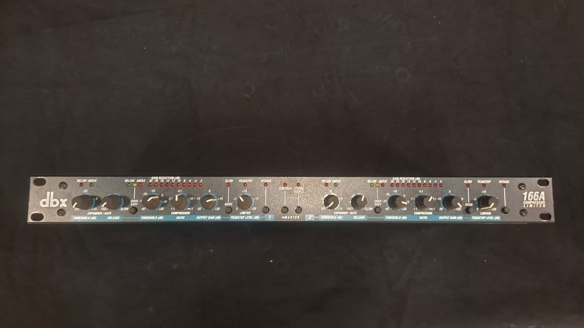 DTM・DAW dbx 166A COMPRESSOR LIMITER dbx 166A 2-Channel Compressor/Limiter | Reverb Canada