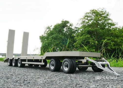 LESU Metal Engineering Trailer Plate with Board for Tamiya RC 1/14 Tractor Truck - Picture 7 of 12