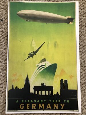A Pleasant Trip To Germany Poster 11 x 17   (58)
