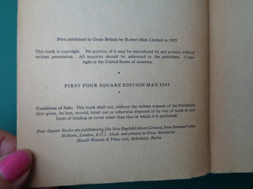 Vintage Four Square 1967 1st Ed PB A Stone for Danny Fisher Harold Robbins - 第 2/9 張圖片