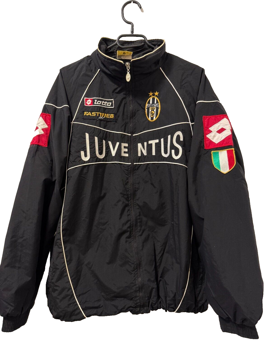 Juventus FC 2002-03 Track Top Jacket Lotto L Vintage Juventus FC 2002-03 Track Top Jacket Lotto L Vintage