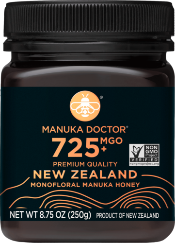 Raw Manuka Honey, MGO 725+, 8.75 Oz (250 Grams), Certified 100% Pure New Zealand