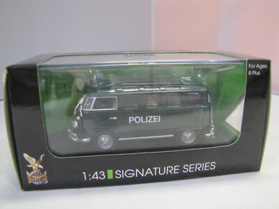 yat ming 43210 - 1962 Volkswagen T1 Samba Microbus Polizei Deutschland - 1:43