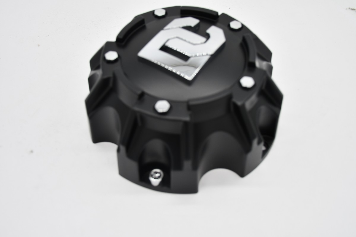 Dick Cepek Blackout 5 Lug DC Logo Matte Black Wheel Center Cap
