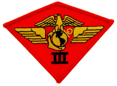 MARINE CORPS 3RD AIRWING Embroidered Shoulder Patch 3-3/4