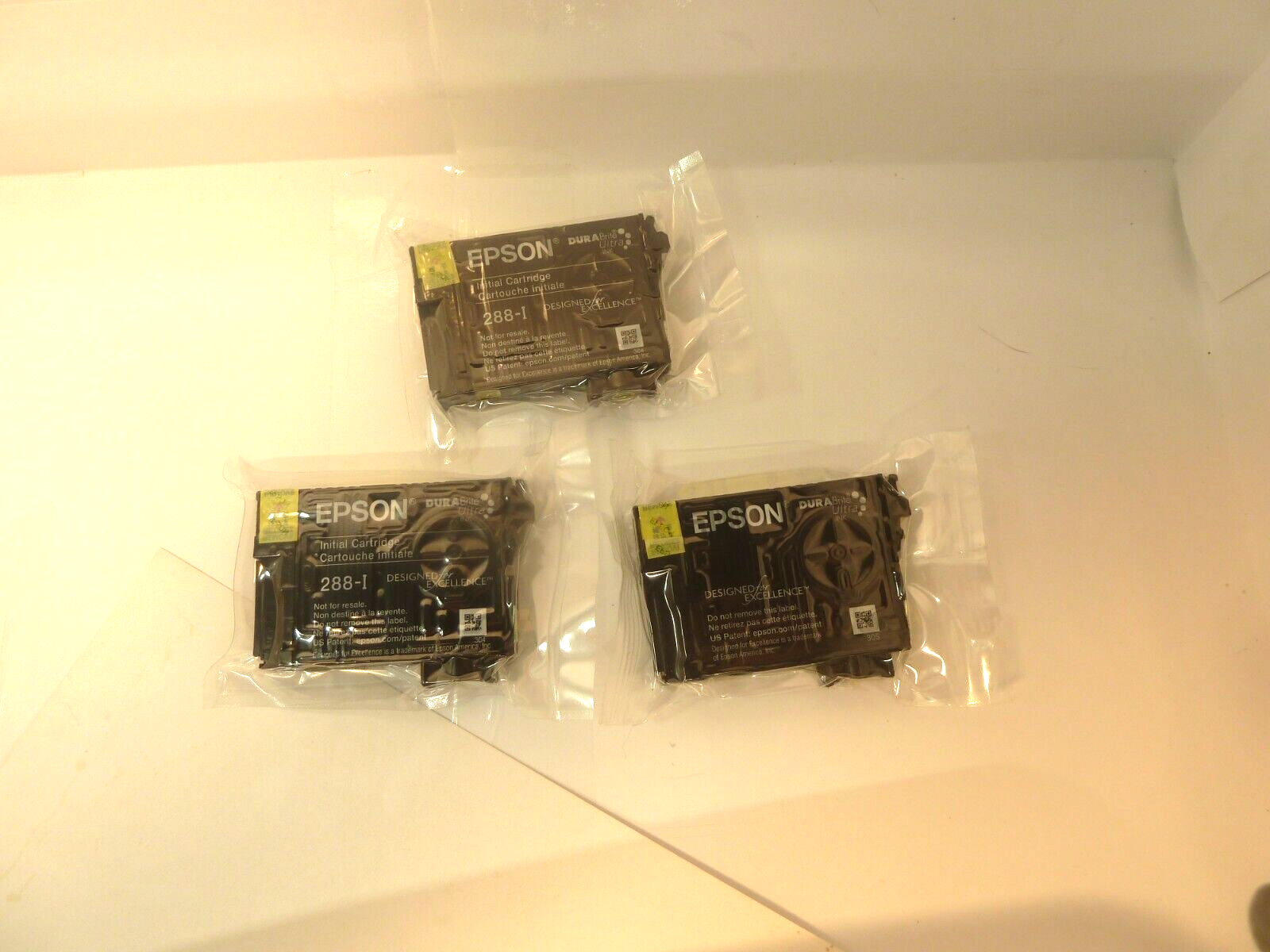 Epson 288 Ink Set of 3 Yellow NEW OEM Sealed Genuine 288i XP 330 340 ...
