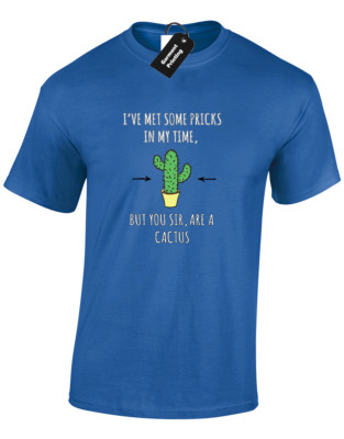 I'VE MET SOME PRICKS HERREN T-SHIRT RUDE JOKE DESIGN MEME MODE WITZ TOP GESCHENK