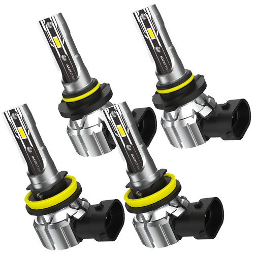 4x AUXITO 9005 H11 LED Headlight Bulbs Conversion Kit Hi/Low Beam Bright White - Picture 11 of 14
