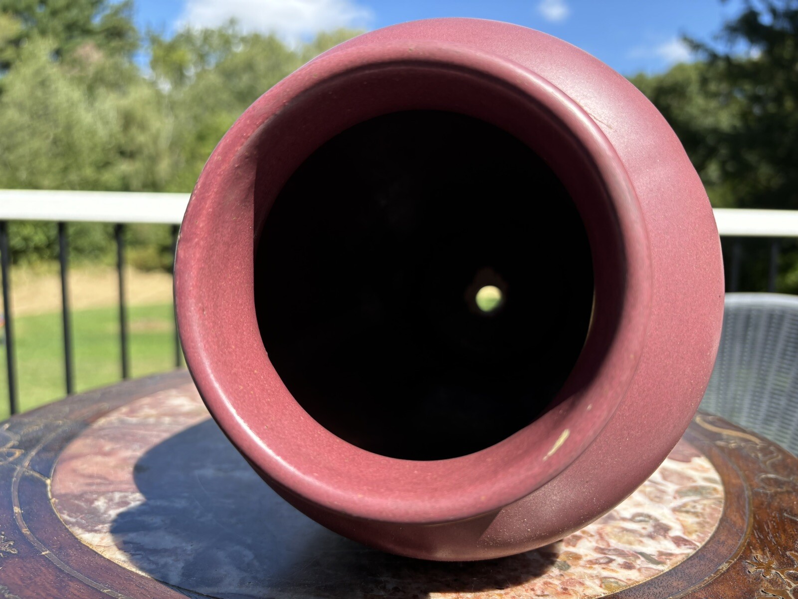 Matte Pottery Arts & Crafts Vase Zanesville Falak Tayyeb Platinum