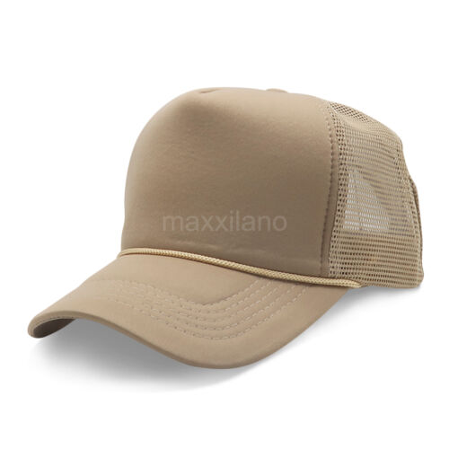 Cappello camionista uomo maglia schiuma baseball berretto snapback regolabile semplice berretti vuoti - Foto 67 di 72
