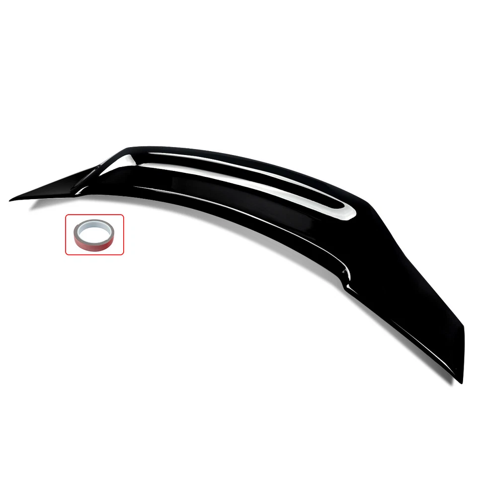 R Style For 2016-2019 Mercedes Benz W213 E43 Rear Trunk Spoiler Gloss Black ABS Foto 2 de 4