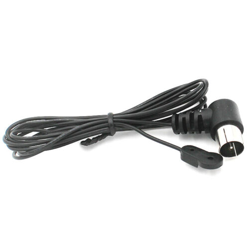 FM Dipole Antenna 75 Ohm F Type Male Plug Connector for Stereo Receiver Radio-*- - Picture 8 of 10