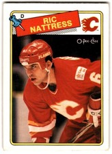 1988-89 O-Pee-Chee Ric Nattress Rookie #238 Calgary Flames
