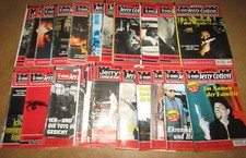 22 Jerry Cotton, Romanhefte, ab DM-Zeit, Auflagenmischung, mit Lesespuren  zh041