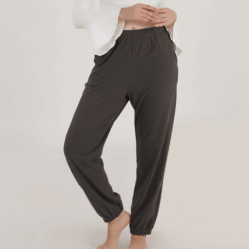 Womens Soft Pajama Pants Elastic Waist Lounge Yoga Lightweight Long Pj Bottoms - Picture 23 of 27