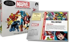 Trends International 2024 Marvel - History of Marvel Day-at-a-Time Box Calendar