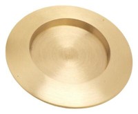 Kerzenteller Messing Gold Matt FüR Kerzen Bis Ø 90 Mm