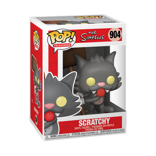 Funko Pop! Vinyl: The Simpsons - Scratchy #904 with Protector - Picture 1 of 1