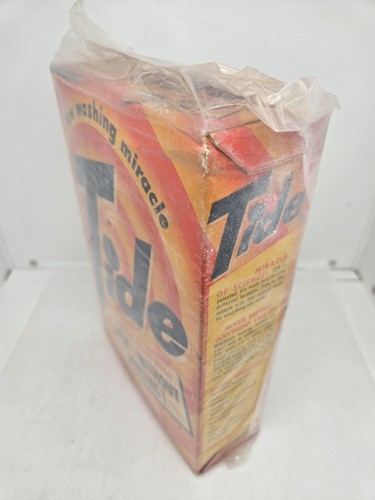Tide Detergent New Washing Miracle Large Size Unopened Sealed Box 1950's Vintage - Picture 2 of 6