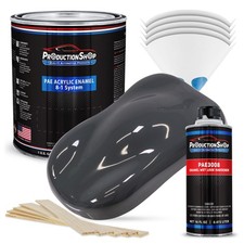 Productionshop High Gloss Destroyer Gray Acrylic Enamel Gallon Kit Auto Paint