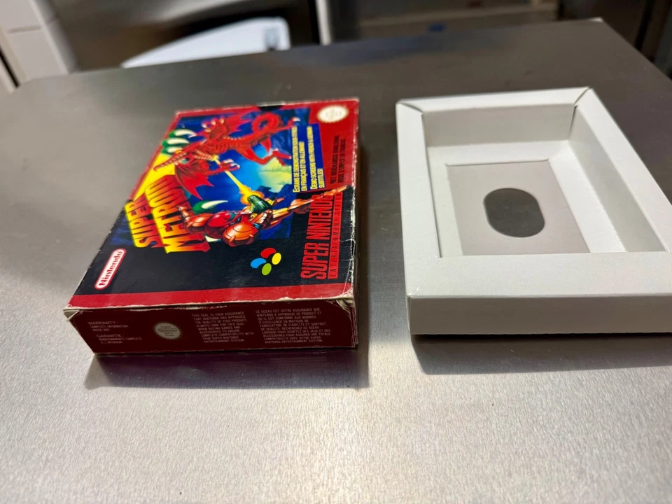 Super Metroid - Boite Super Nintendo Snes - ORIGINAL - FAH RARE - Photo 3/4