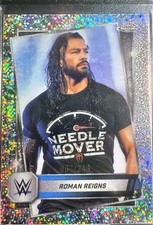 2025 Topps Chrome WWE #3 Roman Reigns Sparkle Refractor #d /249