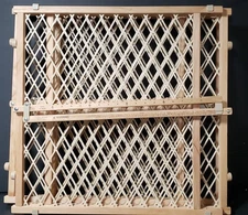 Set of 2 - Wooden Expandable Baby, Toddler or Pet Gates