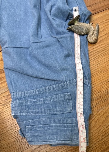 True Vintage 70s Plush Bottoms Jeans Wide Leg (13”) Bell Bottom 26x33 - Picture 12 of 17