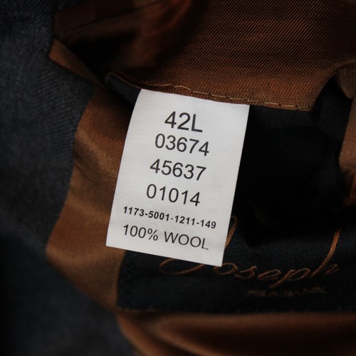 Jos. A. Traje Banks 2 Piezas Chaqueta Abrigo Deportivo Blazer 42L Gris Calce Ajustado 35X31 - Imagen 13 de 24