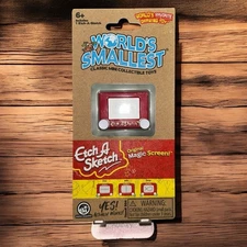 Brand New & Sealed! Mattel World's Smallest Etch-A-Sketch Miniature Mini Toy