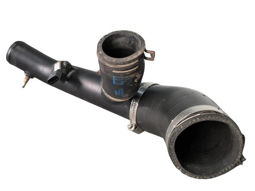 2012-2013 Volkswagen Golf R Aftermarket Throttle Pipe w BSH Silicone Elbow Black - Picture 6 of 12