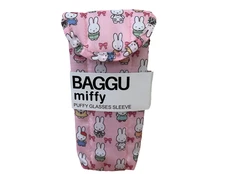 New Miffy Pink Puffy Glasses Case Sleeve Sunglasses Storage Soft Protector Bow