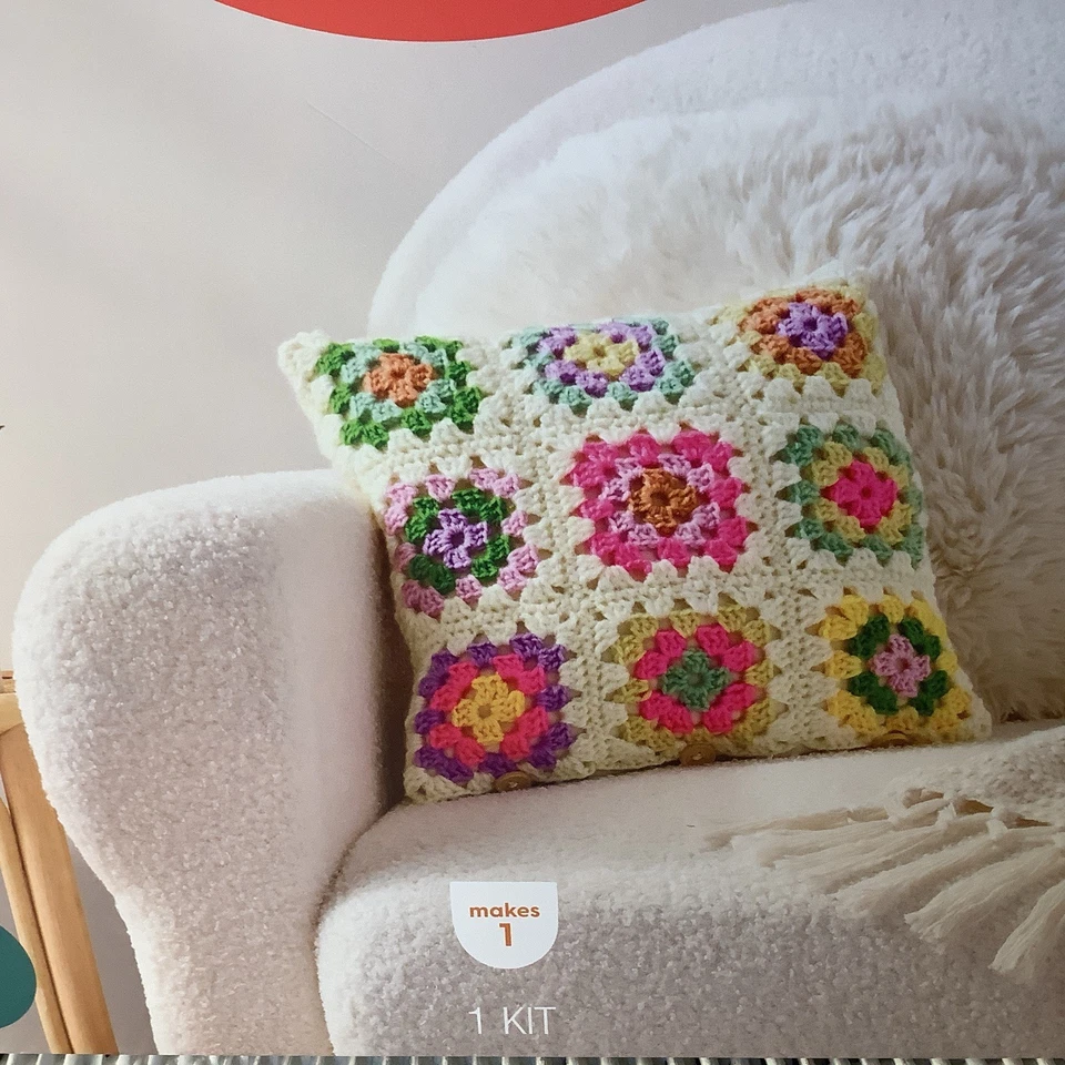 Kit de almohada de ganchillo Mondo Llama NUEVO Foto 4 de 4