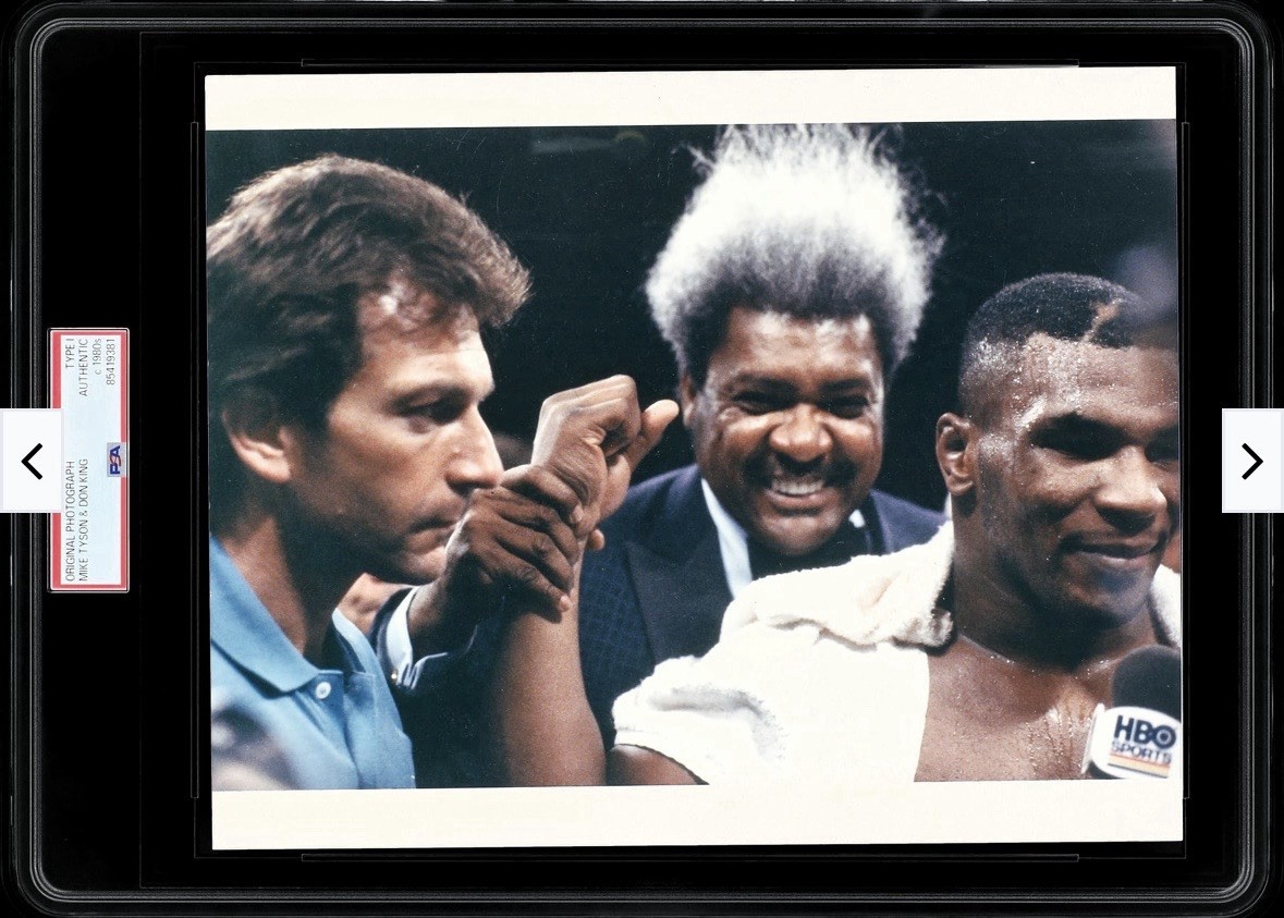 1980s Mike Tyson/Don King Type I Original Photo - Iron Mike's Svengali Looms view 1