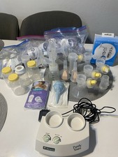 Ameda Purely Yours Double Electric Breast Pump  Large Accessory Kit